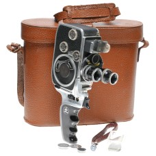 Bolex D8-L Cine 8mm film camera vintage 3 lens rotating turret
