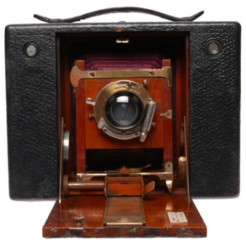 Kodak 104 No 4 Cartridge first model 4x5 bellows box vintage film camera