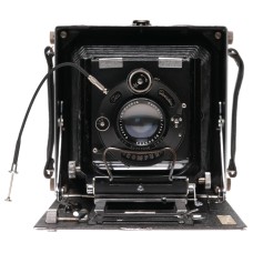 Linhof 10x15 large format camera 1941 vintage Tessar 4.5 f=15cm cased rare