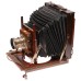 Thornton Pickard Ruby 9x7 wooden bellows field camera ca.1899 Salex anastigmat