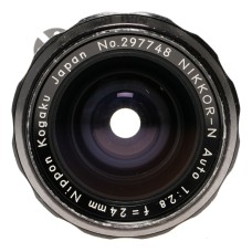 NIKKOR-N Auto 24mm f/2.8 Non-Ai Wide Angle Lens for Nikon F