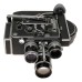 Bolex H16 Reflex 16mm Film Camera Triple Lens SWITAR 10mm, 75mm 25mm Kit