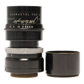 DALLMEYER Telephoto 3 Inch f/35 C-Mount Cine Lens VINTAGE 1930s DALLMEYER Telephoto 3 Inch f/35 C-Mount Cine Lens VINTAGE 1930s