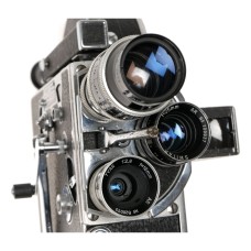 Bolex H16 16mm Film Camera Triple Lens SWITAR YVAR Kit Case