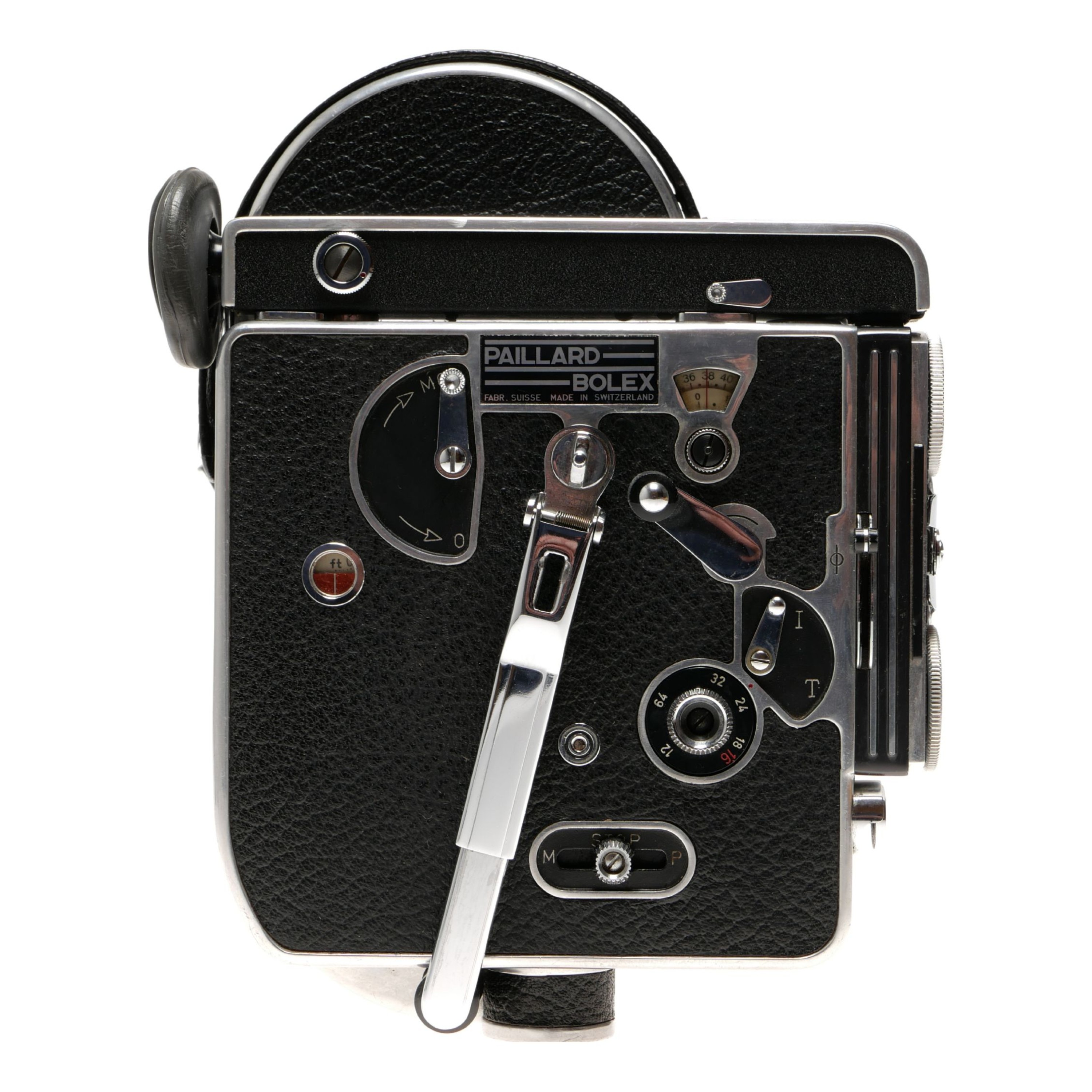 Bolex H16 Reflex 16mm Cine Camera body and Leather Case