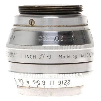 Bell Howell SUPER COMAT 1 Inch f/1.9 C-Mount Cine Lens TTH Bell Howell SUPER COMAT 1 Inch f/1.9 C-Mount Cine Lens TTH