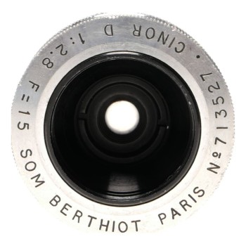 SOM BERTHIOT Cinor D 15mm f/2.8 C-Mount 16mm Cine Lens SOM BERTHIOT Cinor D 15mm f/2.8 C-Mount 16mm Cine Lens