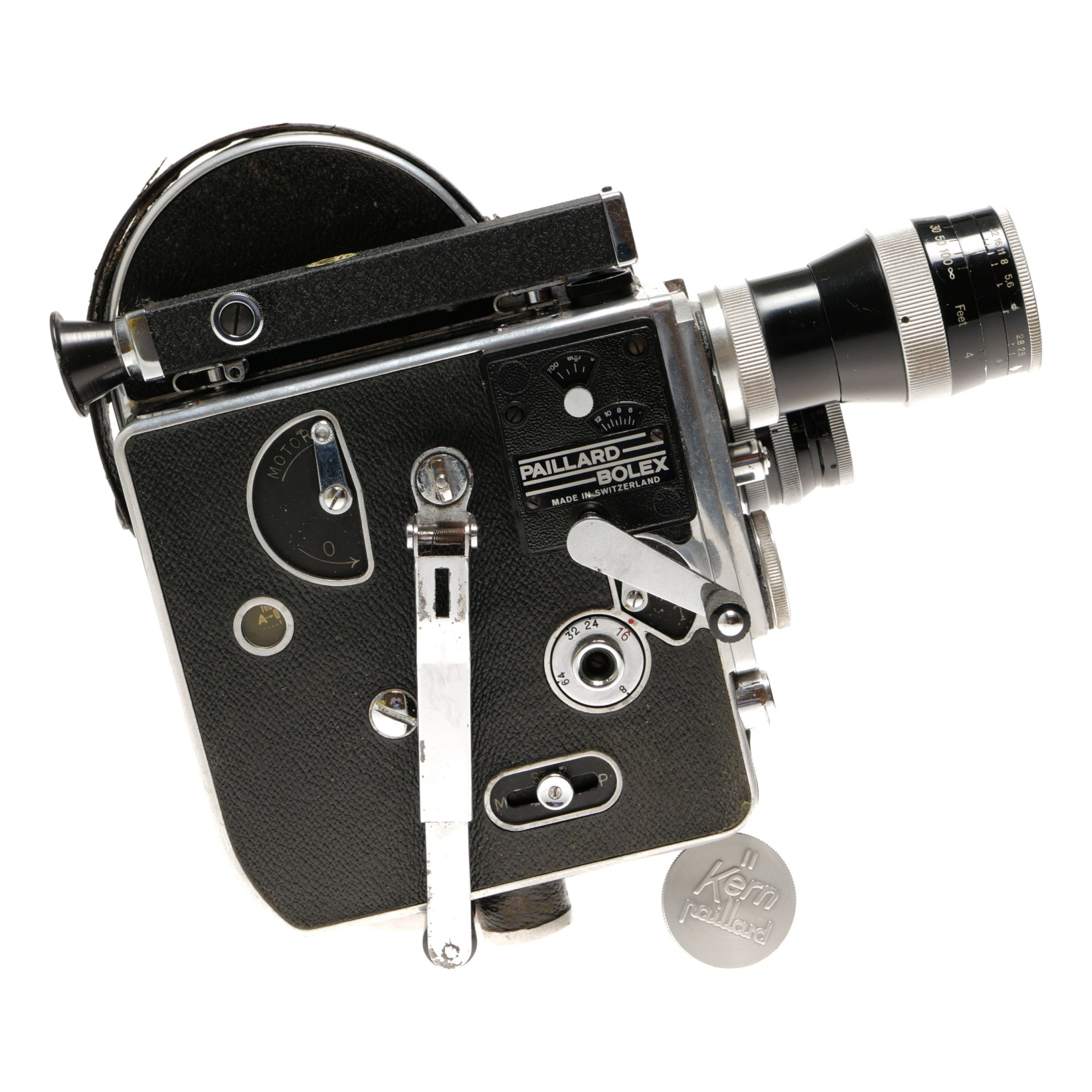 Bolex H16 Deluxe 16mm Movie Camera 2 Lens Kit