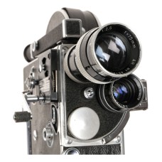 Bolex H16 Deluxe 16mm Movie Camera 2 Lens Kit