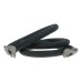 Rope Camera Strap Leica Black Braided Nylon Leather Trim