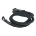 Rope Camera Strap Leica Black Braided Nylon Leather Trim