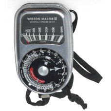 Weston Master III hand held light exposure f/stop meter vintage