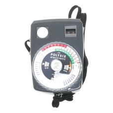 Polysix cds Electronic Gossen hand held light exposure f/stop meter vintage case