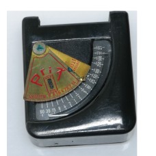 Prix hand held light exposure f/stop meter antique analog  cased