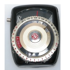 PR3 General Electric hand held light exposure f/stop meter vintage case