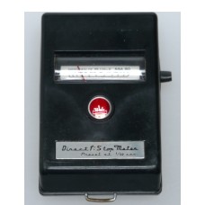 Waltz direct meter hand held light exposure f/stop meter vintage case
