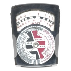 Dejur Amsco speed hand held light exposure f/stop meter vintage cased