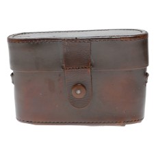 Vintage Voigtlander brown film camera antique leather case in used condition
