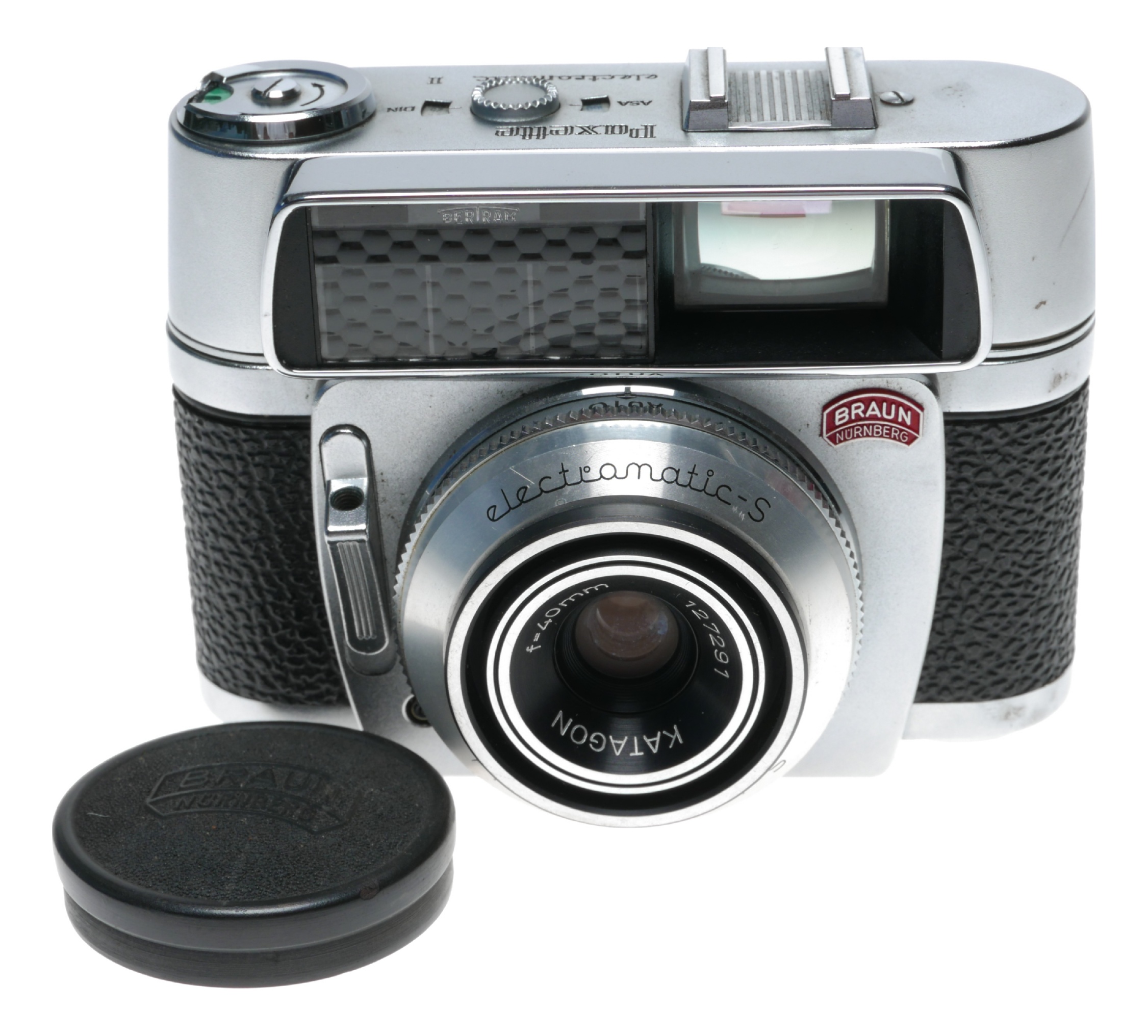 Braun Paxette Electromatic IIS Viewfinder Camera Katagon fu003d40mm